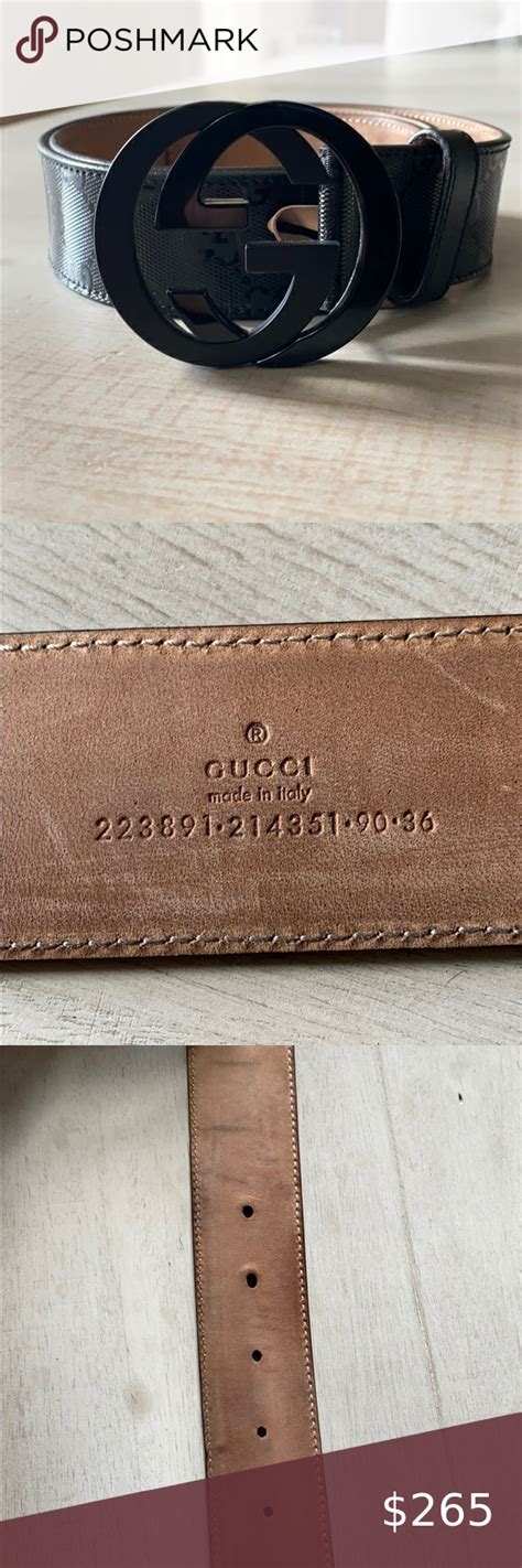 gucci 223891 fu49x|Men's Black Gucci Signature Leather Belt .